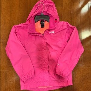Girls The North Face Kids Pink Rain Jacket